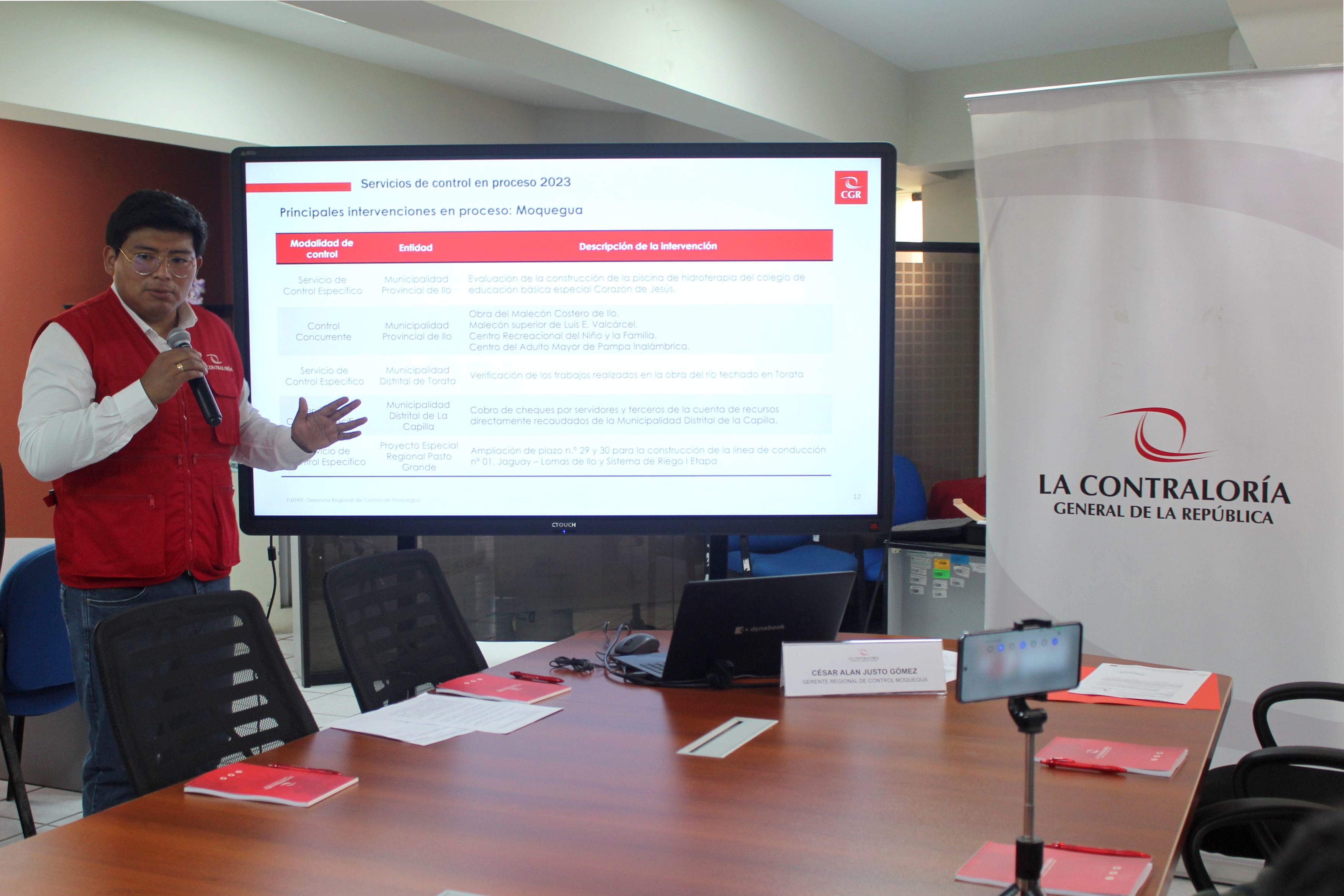 Contralor de la Region Moquegua